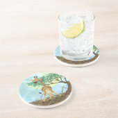 Tierparade Giraffe Getränkeuntersetzer (Seite)