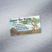 Tierparade Giraffe Magnetische Visitenkarte (Beispiel)