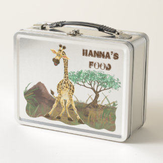 Tierparade Giraffe Metall Brotdose