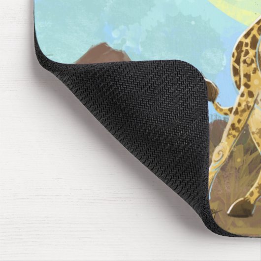 Tierparade Giraffe Mousepad (Ecke)