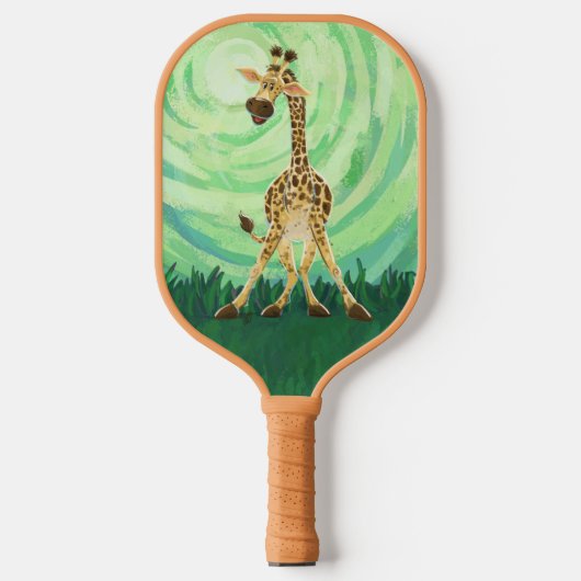 Tierparade Giraffe Pickleball Paddle (Vorderseite)