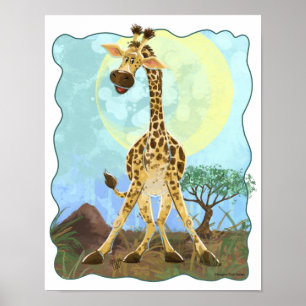 Tierparade Giraffe Poster