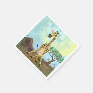 Tierparade Giraffe Serviette