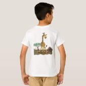 Tierparade Giraffe T-Shirt (Schwarz voll)