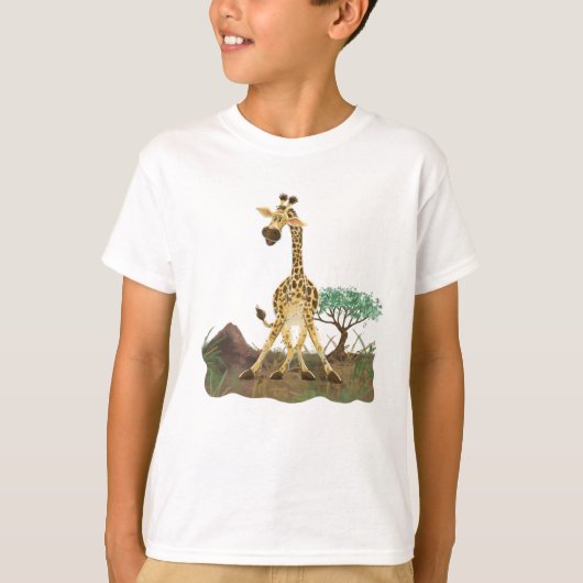 Tierparade Giraffe T-Shirt (Vorderseite)