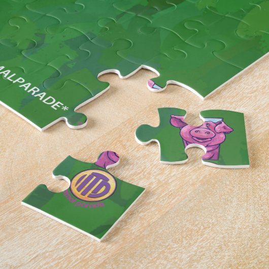 Tierparade Kuh und Barnyard Freunde Puzzle (Seite)
