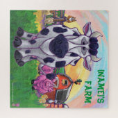 Tierparade Kuh und Barnyard Freunde Puzzle (Horizontal)