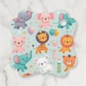 Tierparade-Liebesmarken Geschenkanhänger (Rückseite)