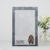 Tierparade Mastodon Briefpapier (Stehend Vorderseite)