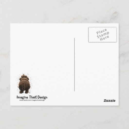 Tierparade Mastodon Postkarte (Rückseite)