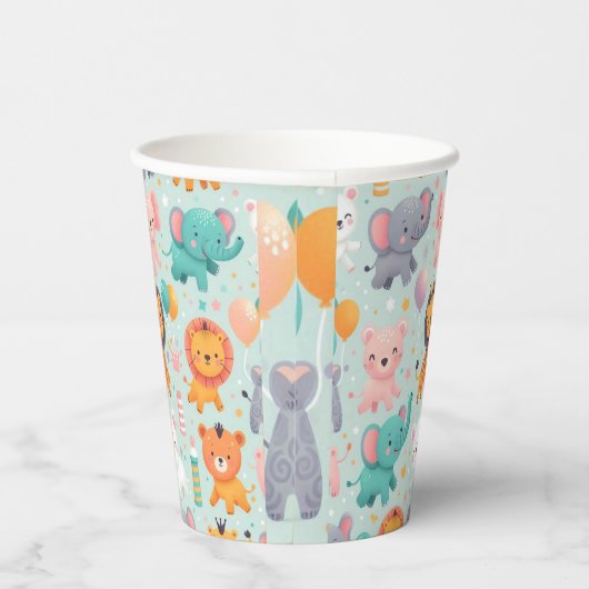 Tierparade Papier Cup Pappbecher (Rechts)