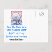 Tierparade Polar Bär Ankündigungspostkarte (Rückseite)