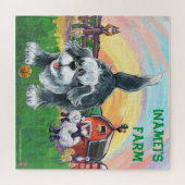 Tierparade Schafhund Barnyard Puzzle Zeit (Horizontal)