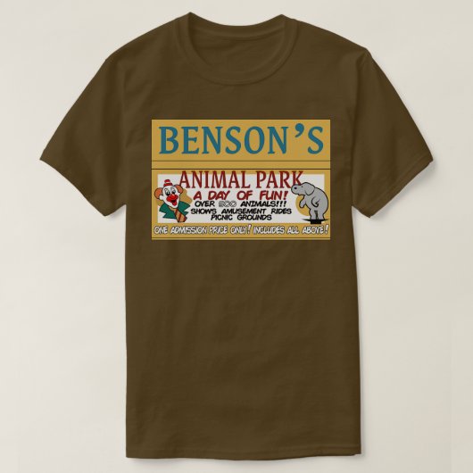 Tierpark Bensons T-Shirt (Design vorne)