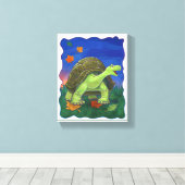 Tierparkade Tortoise Wall Art Leinwanddruck (Insitu (Holzboden))