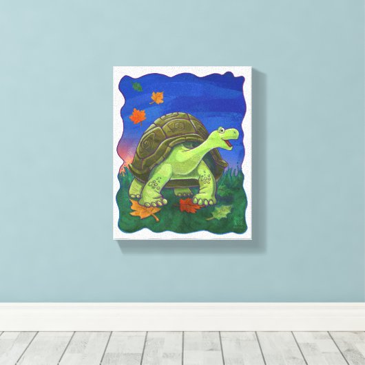 Tierparkade Tortoise Wall Art Leinwanddruck (Insitu (Holzboden))