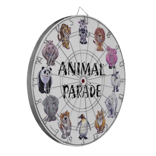 Tierparkgruppen Dartscheibe (Vorderseite Links)