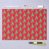 Tierpaw Grüne Weihnachtsbaum 3 Farbe Seidenpapier (Handwerk)