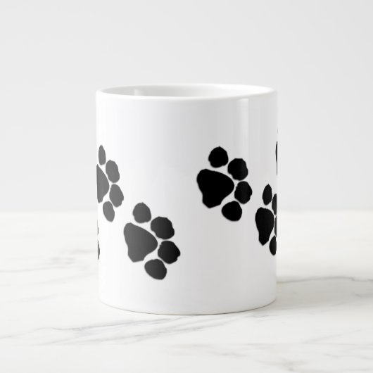 Tierpaw-Prints Jumbo-Tasse (Vorderseite)