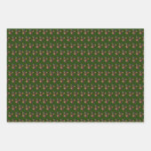 Tierpaw Silhouette Erntedank Dk Orange Geschenkpapier Set (Vorderseite 3)