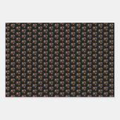 Tierpaw Silhouette Erntedank Dk Orange Geschenkpapier Set (Vorderseite 2)