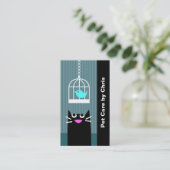 Tierpflege Beruflich Visitenkarte (Stehend Vorderseite)