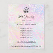 Tierpflege Flyer (Vorne)