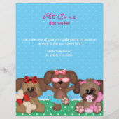 Tierpflege Flyer Tierärztlicher Hund Walker (Hinten)