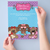 Tierpflege Flyer Tierärztlicher Hund Walker (Hand)