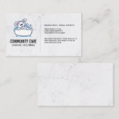 Tierpflege | Hunde Wash Visitenkarte (Vorne/Hinten)