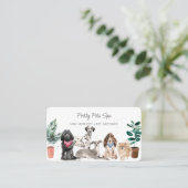 Tierpflege Pet Spa Visitenkarte (Stehend Vorderseite)