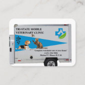 Tierpflege / Tierarzt Visitenkarte (Vorderseite)