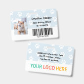 Tierpflege Veterinärmedizinischer Mitarbeiter im F Ausweis (Vorder- & Rückseite)