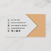 Tierpflege-Visitenkarte mit Katze und Hund Visitenkarte (Rückseite)