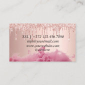 Tierpflege Wellness-Center Salon Welpe Visitenkarte (Rückseite)