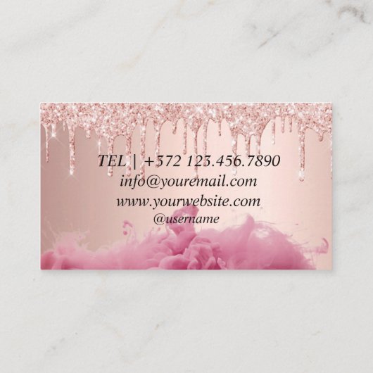 Tierpflege Wellness-Center Salon Welpe Visitenkarte (Rückseite)