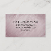 Tierpflege Wellness-Center Salon Welpe Visitenkarte (Rückseite)