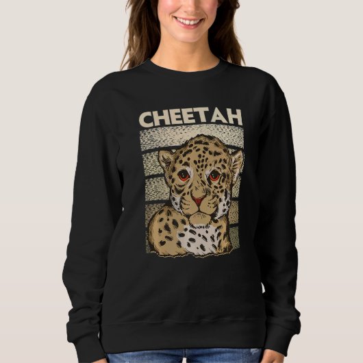 Tierpflege Wildtiere Tierpfleger Gepard 2 Sweatshirt (Vorderseite)
