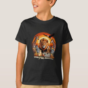 Tierpfleger Afrikanische Tiere Design Süße Zoo Kun T-Shirt
