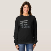 Tierpfleger Der Mann Der Held Die Legende Tierpfle Sweatshirt (Vorne ganz)