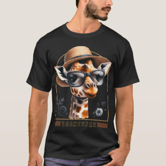 Tierpfleger Giraffe Safari Zoo Tierpfleger - Stil T-Shirt