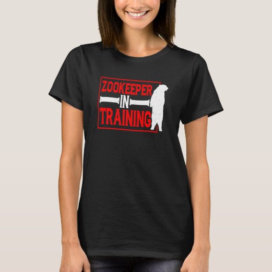 Tierpfleger im Training Swea T-Shirt (Vorderseite)
