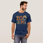 Tierpfleger-Kostüm Vintage T-Shirt (Vorne ganz)