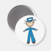 Tierpfleger Magnet (Vorderseite/Rückseite)