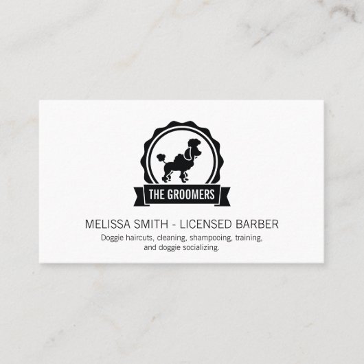 Tierpfleger | Reinigungsmittel Visitenkarte (Vorderseite)