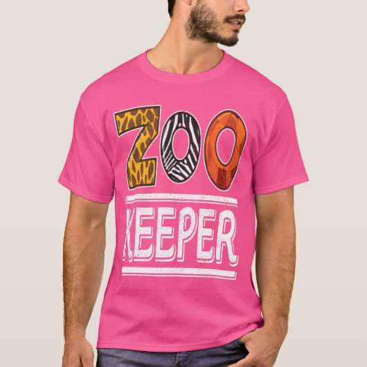 Tierpfleger Safari-Tier Junge T-Shirt (Vorderseite)