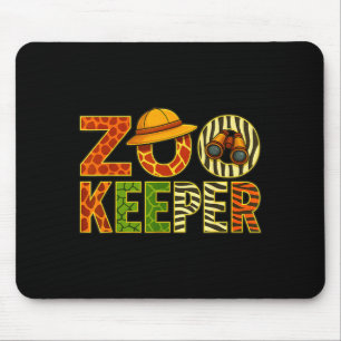Tierpfleger Tiere Safari-Zoo-Kostüm Erwachsene  Mousepad