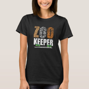 Tierpfleger Zoo Wärter Afrikanische Tiere Zebra Gi T-Shirt