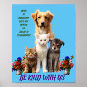 Tierplakat Poster (Vorne)