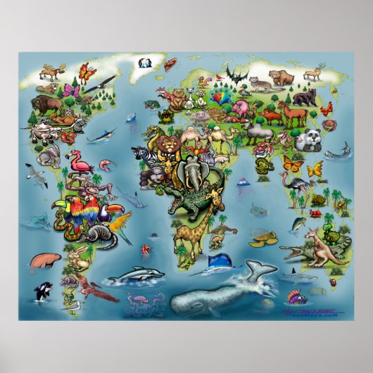 Tierplakat Poster (Vorne)